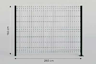 150×250 cm Panel Çit Takım (1 Ayak + 1 Panel)